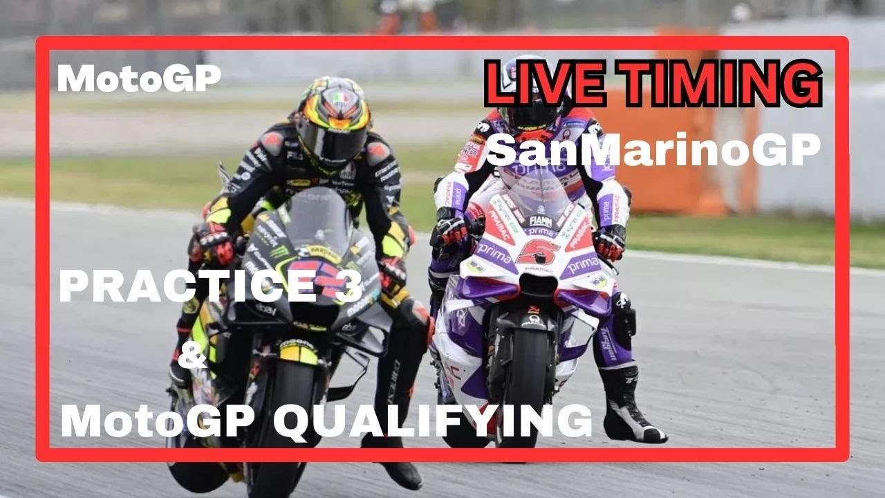 MotoGP Free Practice 2 and Qualifying Live 2023 SanMarinoGP #motogp #live #SanMarinoGP #qualifying
