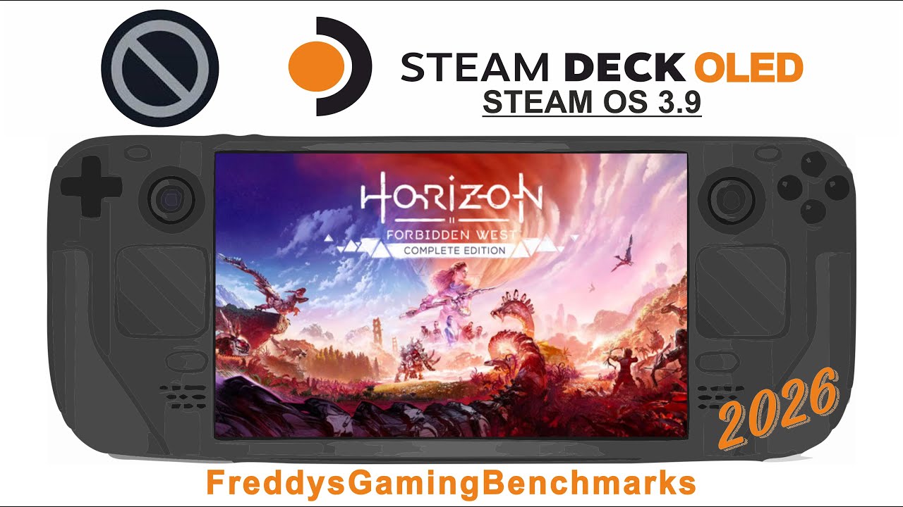 Horizon Forbidden West (Test 01.2026) on Steam Deck OLED with Steam OS 3.9