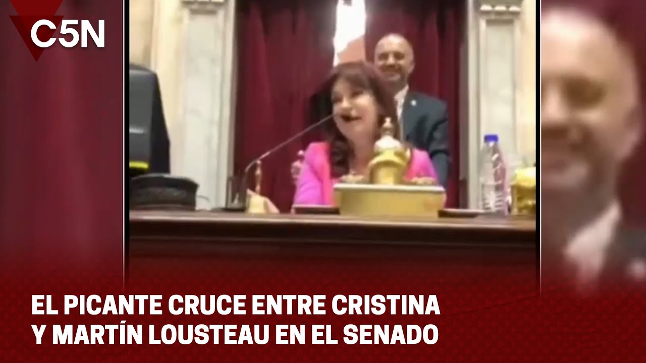 EL PICANTE IDA Y VUELTA entre CRISTINA KIRCHNER y MARTIN LOUSTEAU