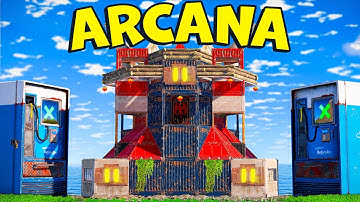 The Arcana . Duo / Trio BUNKER with 5 WALLS to TC ! [ VERY CHEAP ] Rust base design