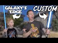 We Found A Custom Galaxy's Edge Lightsaber Blade!