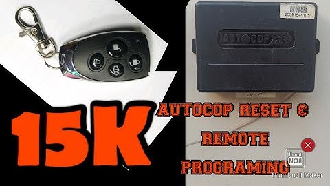 autocop remote match center lock