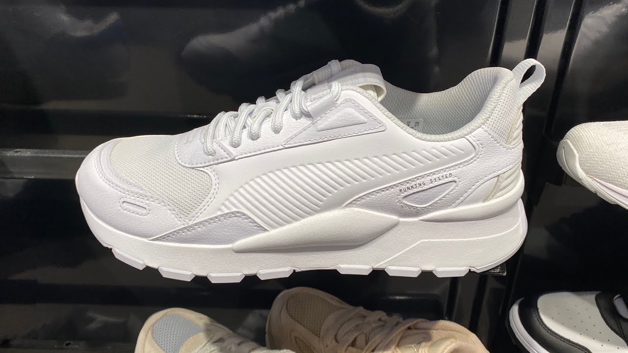 Puma RS 3.0 “Triple White” - Style Code: 392611-01 - YouTube