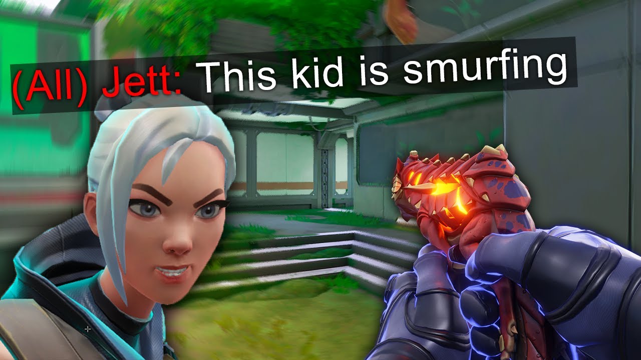 this jett is smurfing 