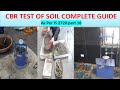 C.B.R.Test Of Soil Complete Practical & Calculation |California Bearing Ratio Test By IS 2720 Part16