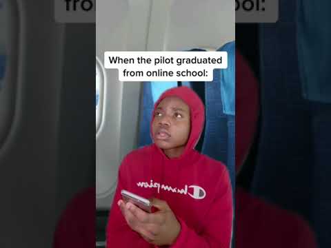 When the pilot graduated from online school 😂
