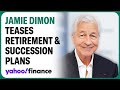JPMorgan&#39;s Jamie Dimon teases retirement and succession plan
