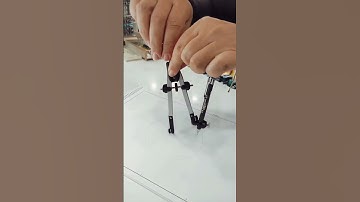 Cómo usar un compás y su adaptador