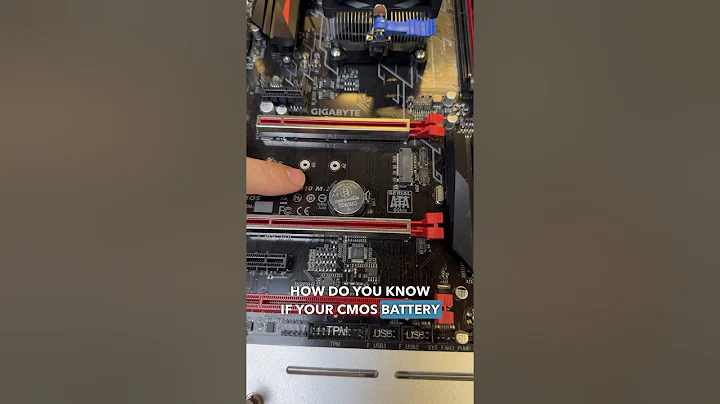 How to test a CMOS battery? #tech #pcrepair #pc #techtips #pcbuild #gamingpc