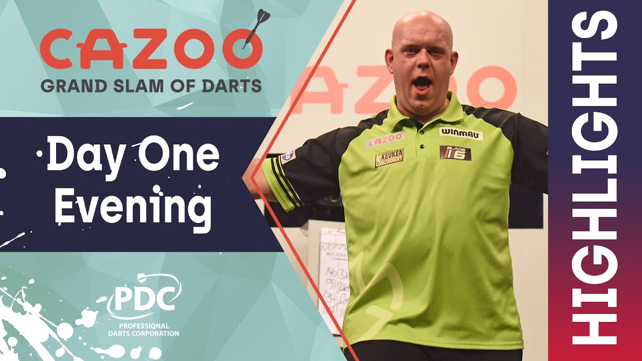 MERCILESS FROM MvG! | Day One Evening Highlights | 2021 Cazoo Grand Slam of Darts