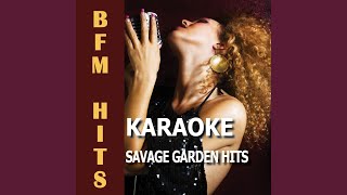 I want you (originally performed by savage garden) (karaoke version)