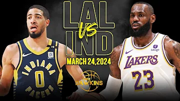 Los Angeles Lakers vs Indiana Pacers Full Game Highlights | March 24, 2024 | FreeDawkins