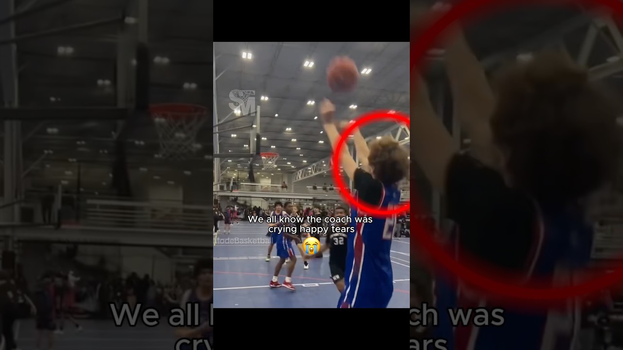 We all know the coach was crying happy tears 😭 #basketball