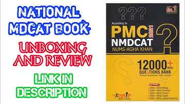 PMC NMDCAT NUMS-AGHA Khan || Best MDCAT Preparation Book 📚 || #Unboxing || M.Furqan Ahmer
