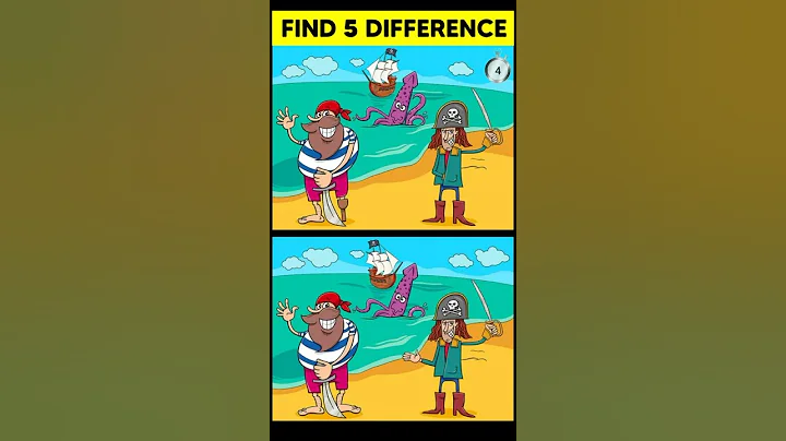 Difference Paheli 5- Find The Five Difference? #shorts | Puzzles | Riddles  | Funz Riddle |