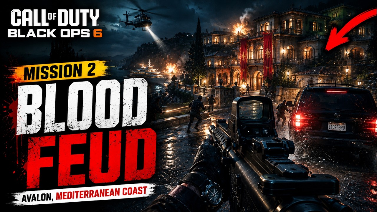 CALL OF DUTY BLACK OPS 6 — CAMPAIGN GAMEPLAY PART 2 | BLOOD FEUD FULL WALKTHROUGH