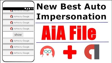 Admob Auto Impersonation AiA File | Thunkable AiA File Free || target aia