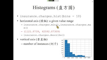 許志華機器學習 4-1-1 單變量與 matplotlib