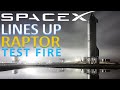 SpaceX Starship : SN11 Tanks under Flight Pressures, lines up Raptor Engine test fire