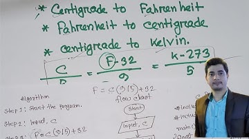 Centigrade to Fahrenheit to Kelvin | Algorithm, Flowchart, C programming | HSC_ICT  | Chapter-5 |