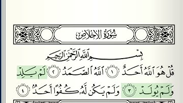 112 سورة الإخلاص || الشيخ .ايمن رشدي سويد