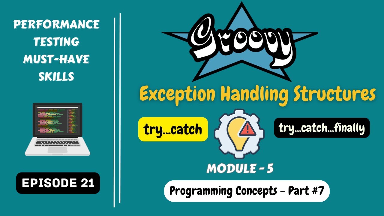 Ep 21 | ProgrammingConcepts | 🚀 Groovy Exception Handling Structures 🚀😀 ...