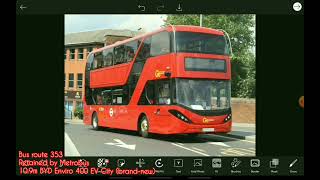 Possible Tenders | Routes 337 - 356 + H20 & H22 | Photoshop Timelapse