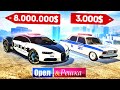 ЧЬЯ МАШИНА ПОЛИЦИИ КРУЧЕ? Бомж против Мажора - ОРЕЛ И РЕШКА: GTA 5 ONLINE