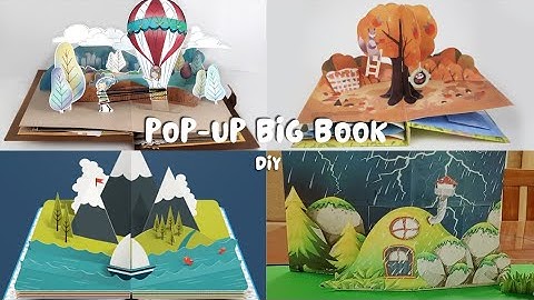 How to create Pop-up Story Book | Illustration | Art | Big Book