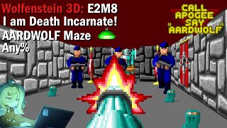 Wolfenstein 3D: E2M8 + Aardwolf Maze (No Commentary)