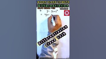 ncert class 12 mathematics chapter 5 limits and derivatives #differentiation #shorts #cbse #12th