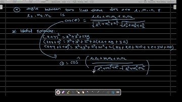 Solid Geometry : Cone  (IMP For 5 Marks)