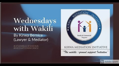 DEATH WITHOUT A WILL - INTESTACY IN KENYA #JitambulieSheria #MediationWorks!