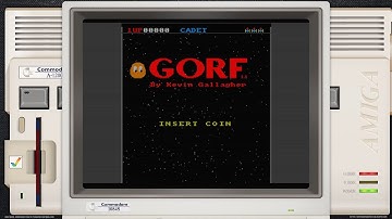 Gorf v1.1 (1998) from Kevin Gallagher/Towerbyte Software on the Amiga - quickplay