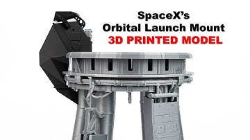 SpaceX’s Orbital Launch Mount 3D printed model