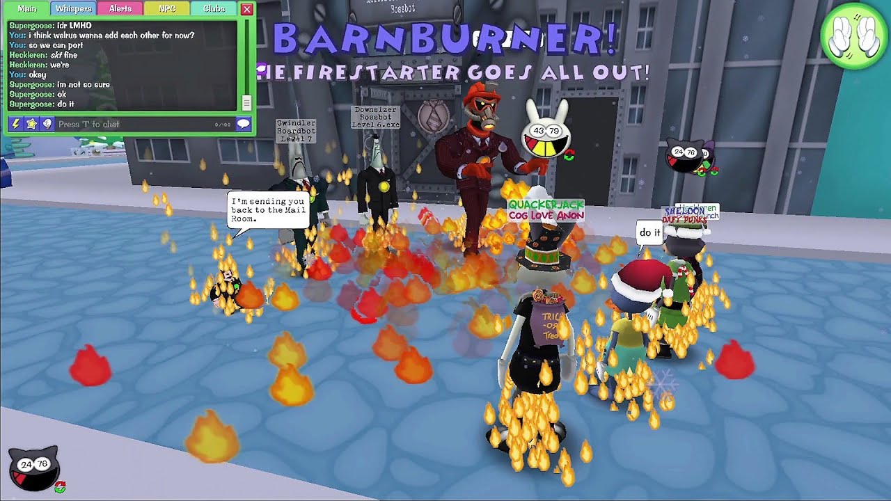 Firestarter Intense Fight! Toontown Corporate Clash YouTube