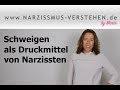 Schweigen als Druckmittel von Narzissten & wie Du Dich verhalten kannst