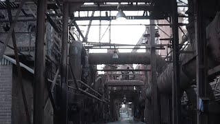 The ghost of Sloss Furnaces in Birmingham