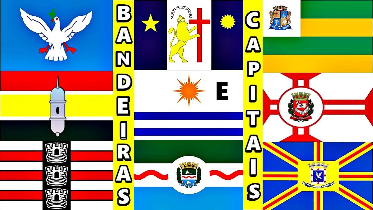 Você consegue identificar as bandeiras destas capitais brasileiras?