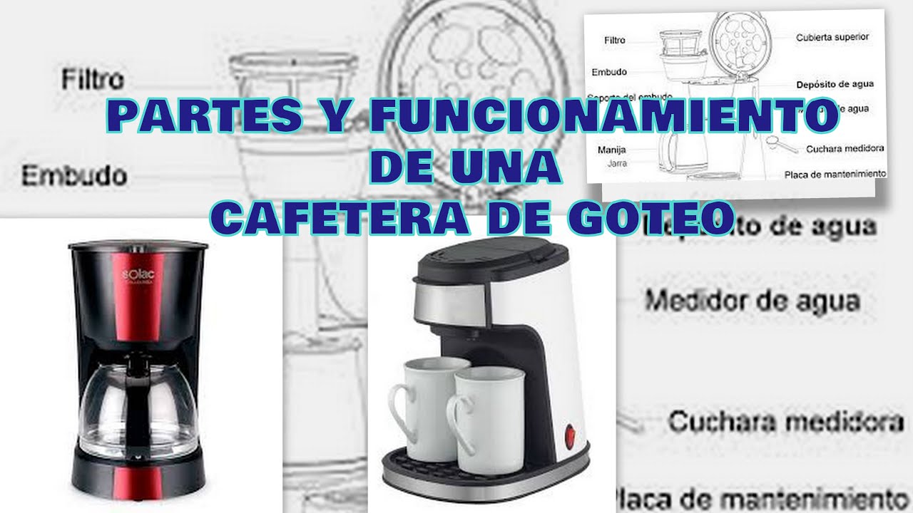 Cafetera de goteo como funciona