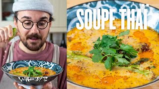 Soupe Thaï + curry rouge maison 🍜🔥🥥