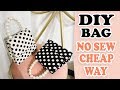 DIY PURSE BAG // Cute Dots HandBag Tutorial No Sew Fantastic Idea