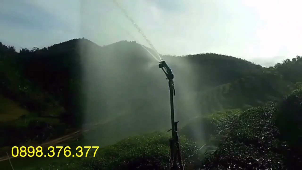 Béc SKY 41 - tưới đồi chè cực đều - youtube