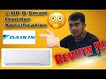 Daikin  d smart inverter wall mounted specificationfunction list