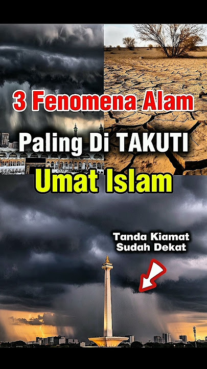 Astagfirullah..❗3 Fenomena Alam Pertanda Hari Kiamat Akan Datang #hikmah #kiamat #trending #shorts