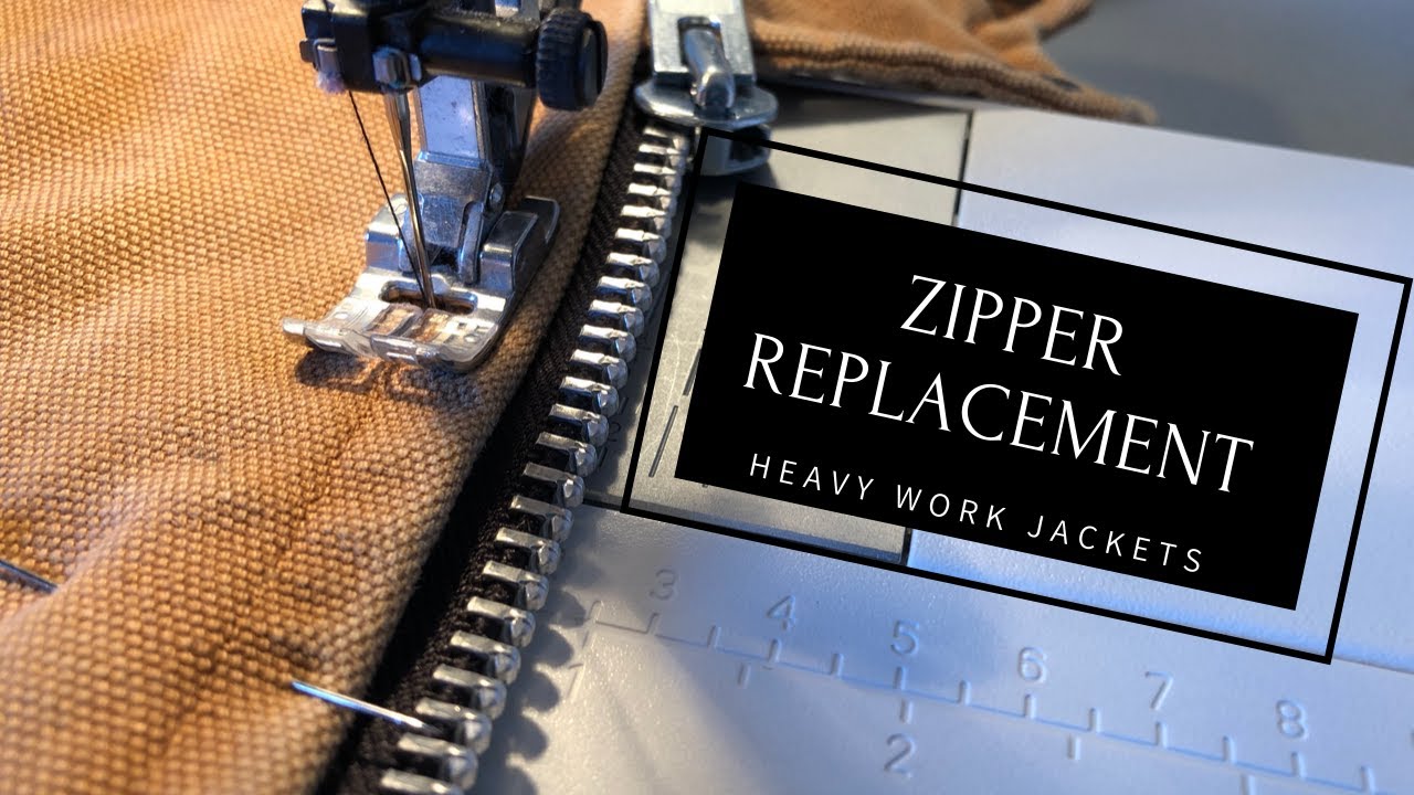 Replacing a Zipper in a Work Jacket 