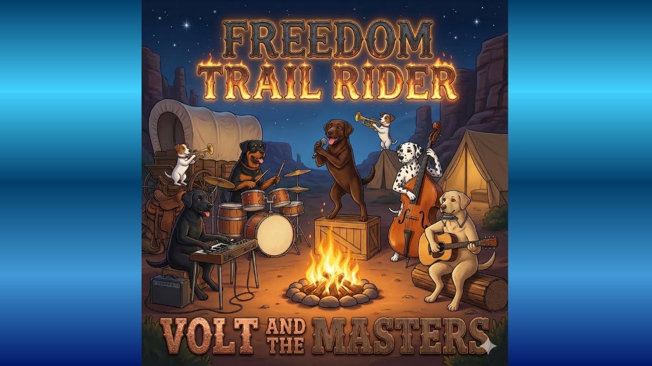 FREEDOM TRAIL RIDER | Volt & The Masters - CountryCore 🤠🎙🪕