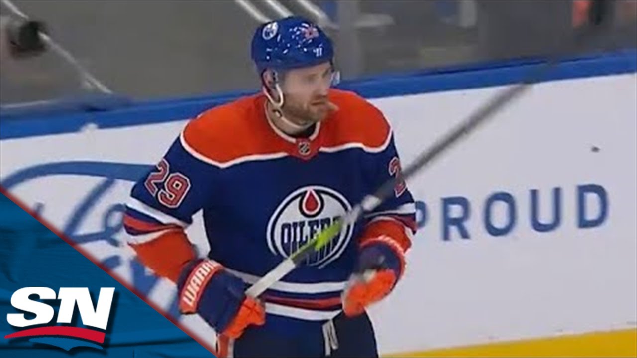 Leon Draisaitl snaps back at Oilers' reporter as tensions boil over