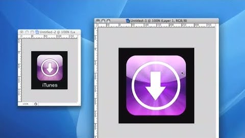 Creating the iTunes Icon in Photoshop |