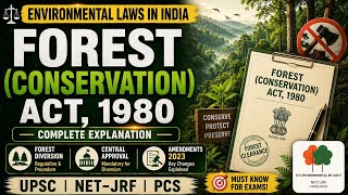 Forest Conservation Act 1980 | Environmental laws in India